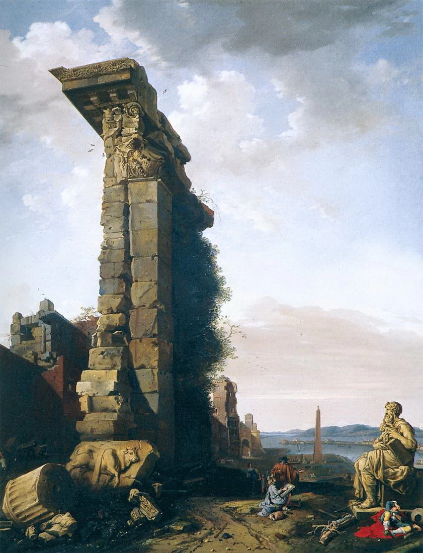 Vista con rovine - Museo Thyssen, Bornemisza, Madrid